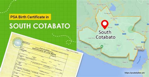 Find the nearest PSA CRS outlets in South Cotabato. .